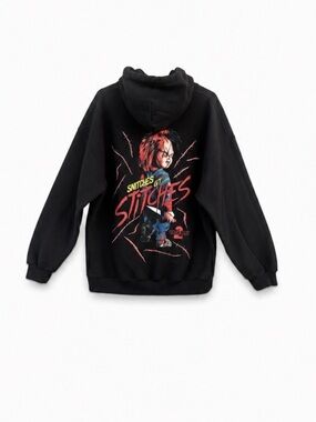 Universal Studios Chuckie- Child’s Play 2 Movie Promo Graphic Hoodie Size XL EUC